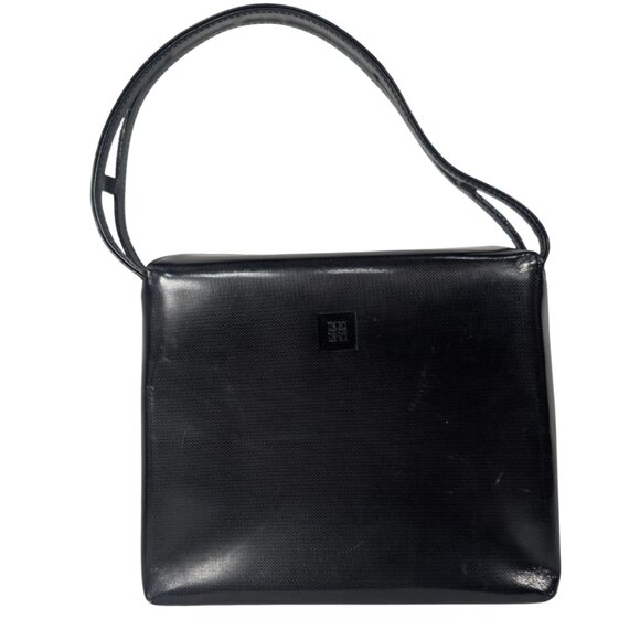 バッグ Vintage Givenchy Black Leather Shoulder Givenchy Sacs Vintage Shoulder Black Bag Purse Leather Made